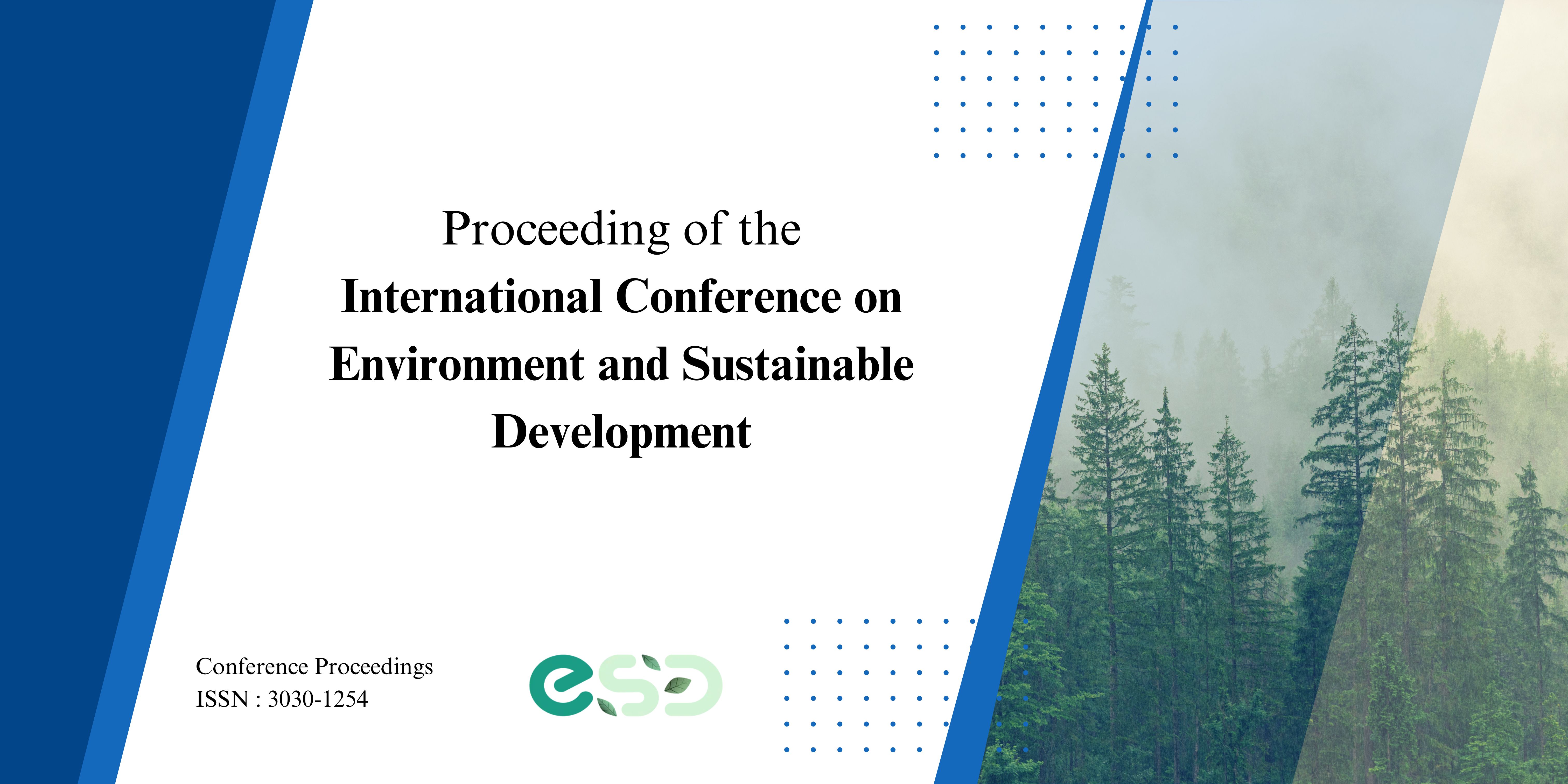 International Conference on Environment and Sustainable Development