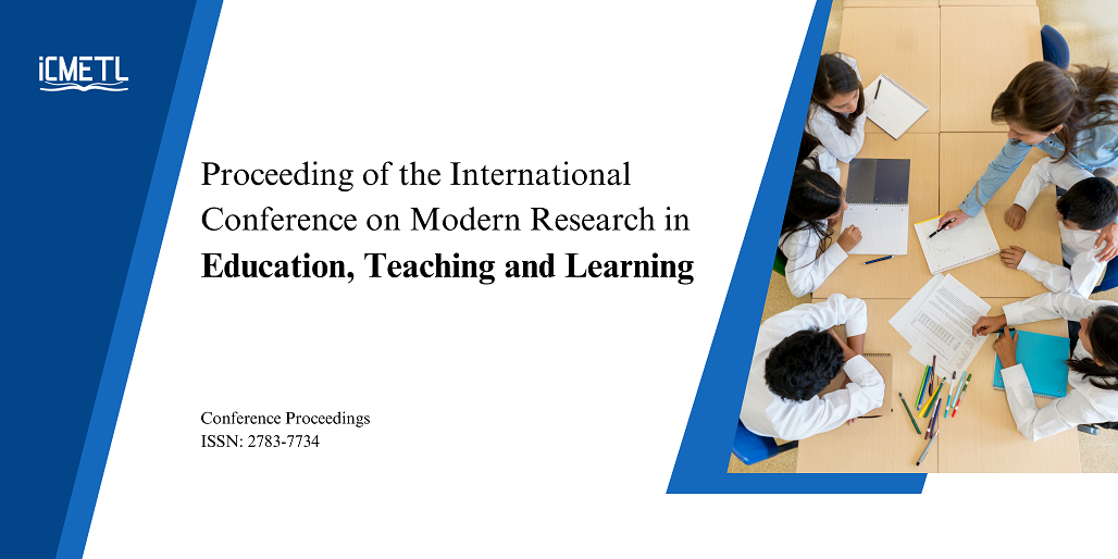 The International Conference on Modern Research in Education, Teaching and Learning